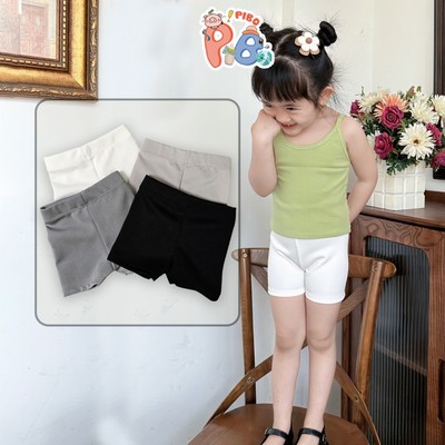 Quần Đùi Biker Ôm Ngắn Cho Bé Tôn Dáng, Dễ Phối Đồ, Quân Đùi Cho Bé -BabyBoo-PiBo-T2- QDBK