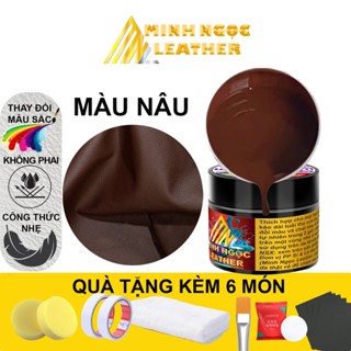  Leather Dyes - Kem Nhuộm Da Màu Nâu Minh Ngọc – Thuốc Phục Hồi Giày Da Túi Xách – Làm Mới Đồ Da Cũ Che Xước Chống Nước 