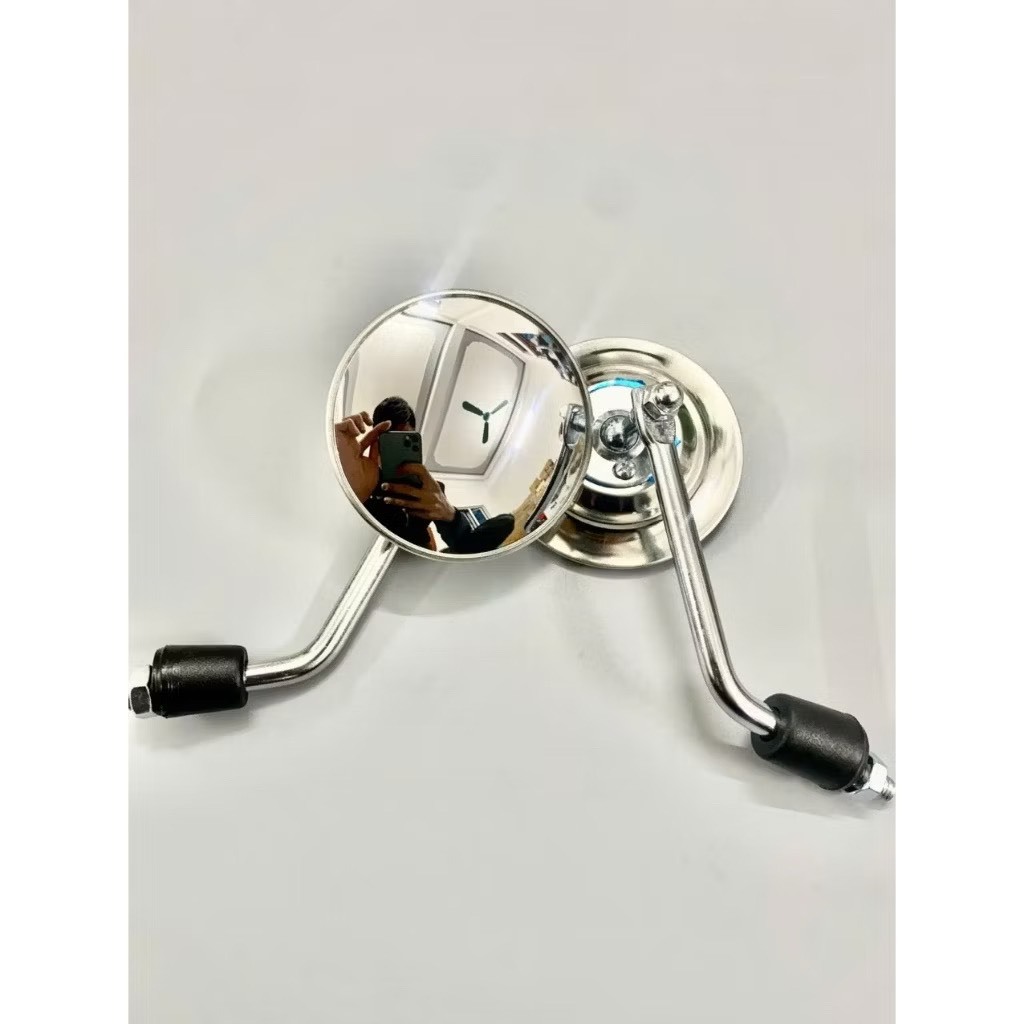 Gương Tròn Cầu Lồi Xe Máy Đường Kính 7cm Góc Rộng Quan Sát Tốt Chân 8ly và 10ly