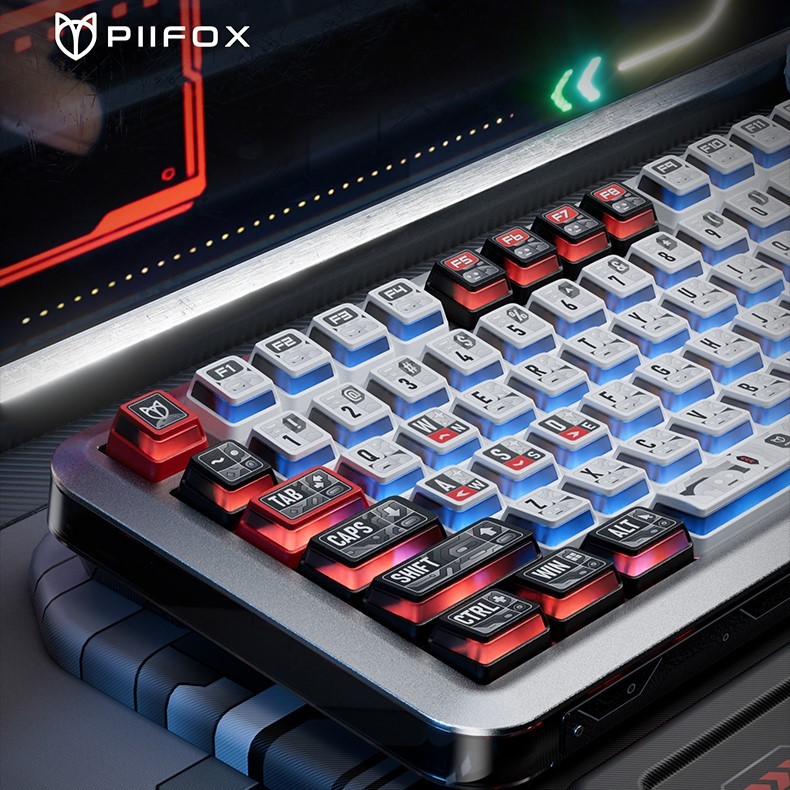 Keycap Piifox Star Trek | Xuyên Led | Nhựa PBT