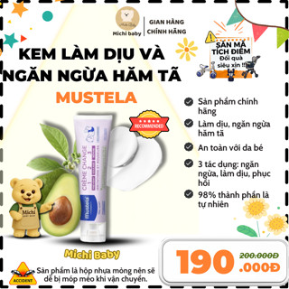Michibaby- Dầu Massage Cho Trẻ Sơ Sinh & Em Bé Mustela Baby Oil 100ml Thành Phần 99 Tự Nhiên -MC451