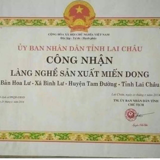 Tinh bột củ dong riềng Lai Châu