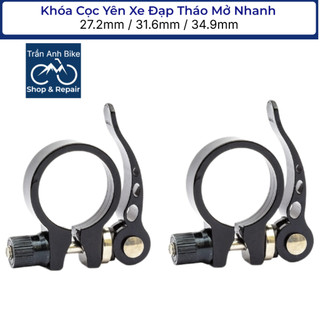 Khóa cọc yên xe đạp tháo mở nhanh