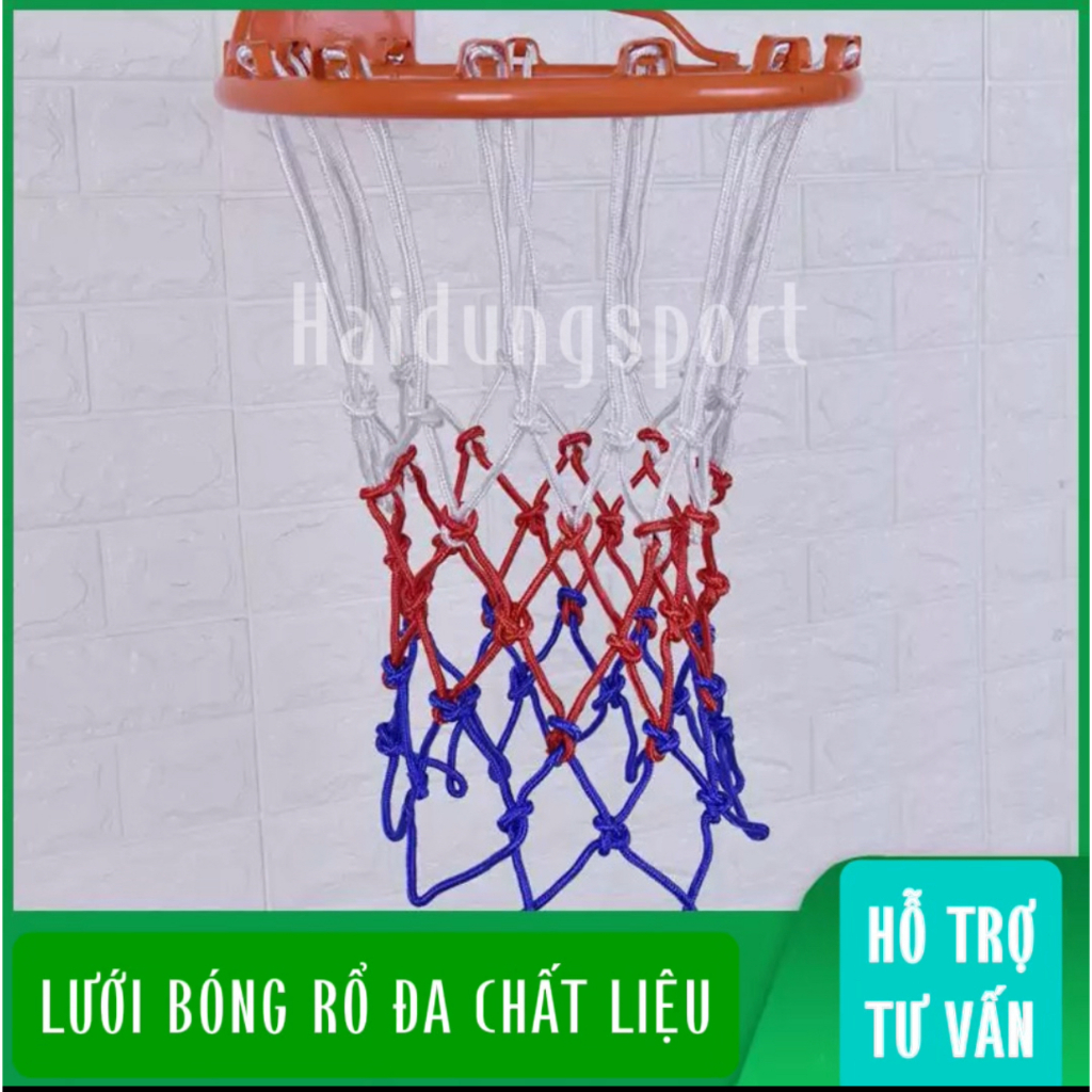 LƯỚI BÓNG RỔ CHẤT LIỆU POLYESTER KÍCH THƯỚC SỢI 1mm - 3mm - 5mm - 6mm