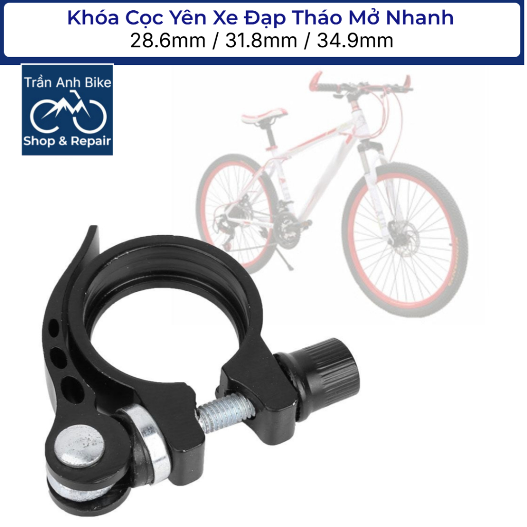 Khóa cọc yên xe đạp tháo mở nhanh