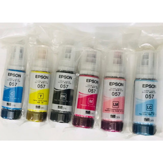 Bộ 6 màu muc cho máy in Epson L8050, L18050.v.v.mã 057 ecotank