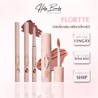 [FLORTTE]Son Lót Môi & Chì Kẻ Viền Môi Flortte Giúp Che Khuyết Điểm Môi  Định Hình Khuôn Môi,Làm Đều Và Bền Màu Môi Hơn