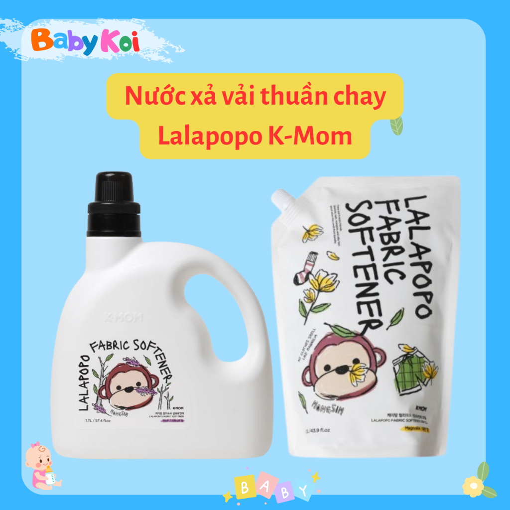 Nước Xả Thuần Chay Lalapopo K-Mom Hàn Quốc