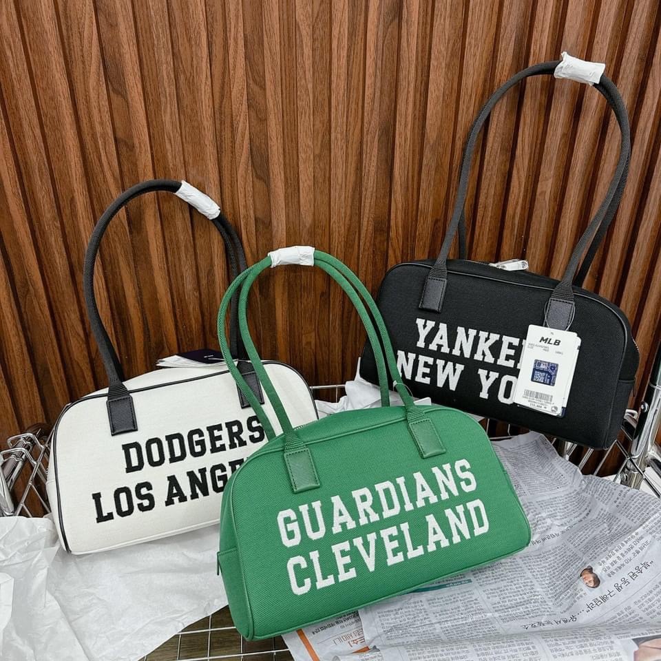 Túi Đeo Vai Chính Hãng MLB Túi Đeo Vai MLB Jacquard Varsity LA Dodgers New York Yankees 3Abql014N Mà