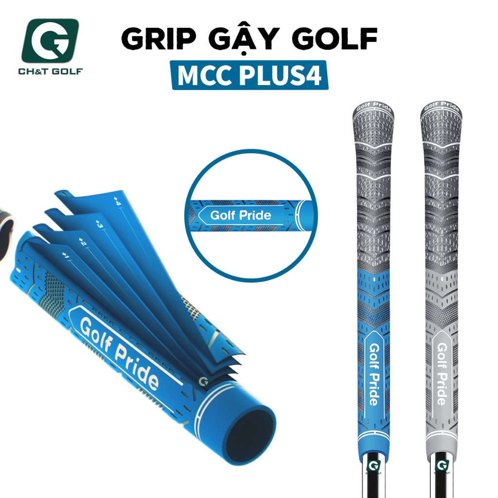 Tay cầm gậy golf Pride MCC Plus 4 cao su bám chống trơn trượt tốt -  Grip golf Pride