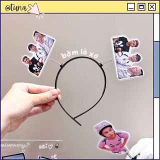 Bờm Tóc Lò Xo In Ảnh Theo Yêu Cầu Đu Idol Kpop Quà Tặng Bạn Trai Bạn Gái