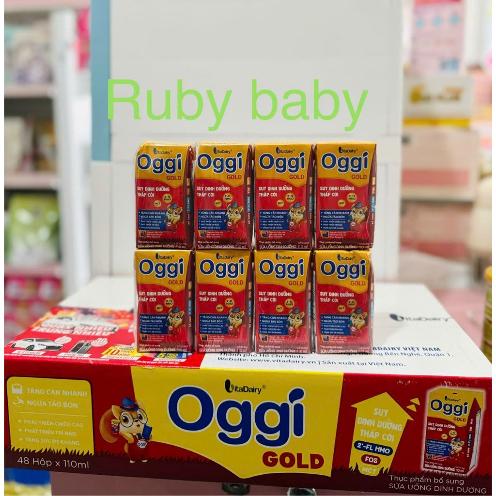 Sữa pha sẵn OGGI thùng 48 hộp 110ml