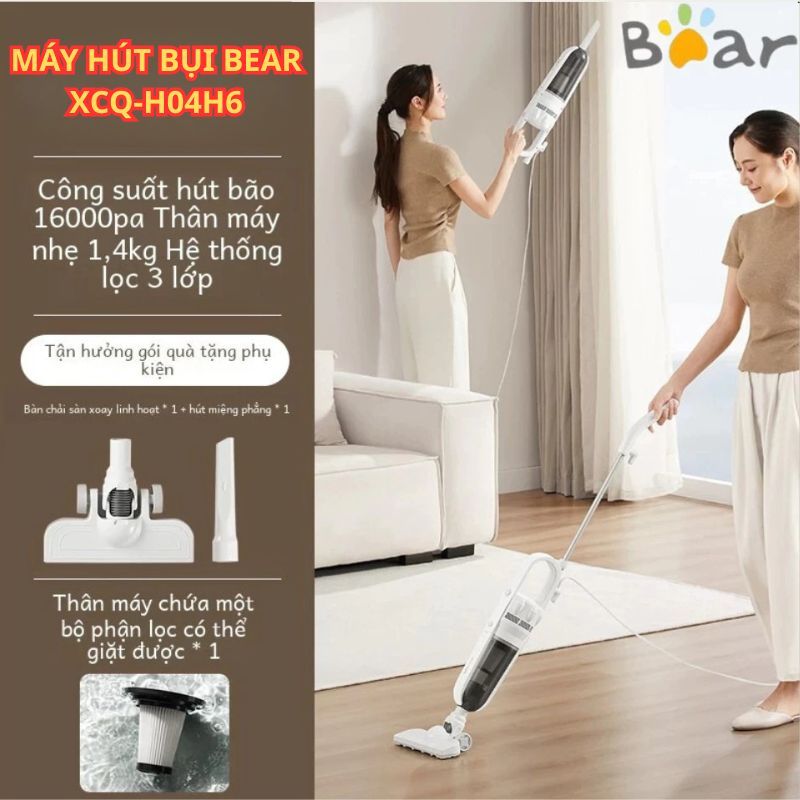 Máy hút bụi Bear XCQ-H04H6 bản cao cấp