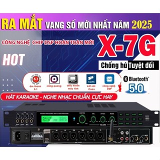 Vang Số Karaoke JBLX7G Chíp Sử Lý 64 Bit Mới Nhất Sẵn Phần Mềm, Tích hợp EQ Số , Chống Hú Tốt ,Chế Độ ECHO, REVERB C