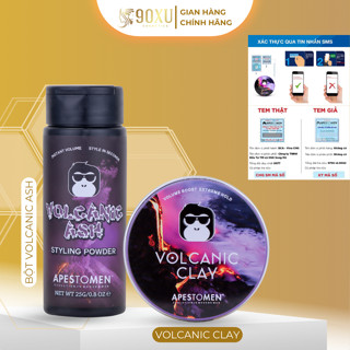 Sáp Vuốt Tóc Volcanic Clay , Bột tạo phồng tóc Volcanic Ash Styling Powder , giữ nếp tóc , tạo kiểu tóc