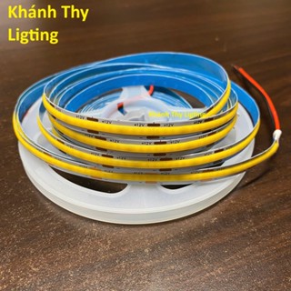 Led dây cob 12v 252 chip, 320 chip không lộ led cao cấp giá rẻ (cuộn 5m)