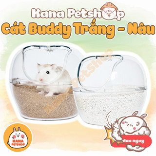 Cát BUDDY Nâu 🐹FREESHIP🐹 1KG Cát Buddy Ấn Độ Cát Vệ Sinh Cát Lót Chuồng Hamster, Mèo v.v