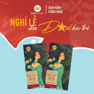 Cà Phê Sữa Hòa Tan 3IN1 Sấy Lạnh HANCOFFEE Ngọt Nhẹ, Đắng Dịu, Thơm Mùi Sữa hộp 5 gói