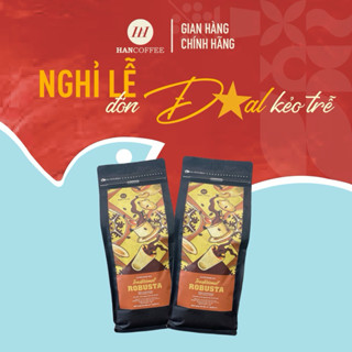Cà Phê pha phin/ pha máy HANCOFFEE Traditional 100% Robusta/ Blend 1Kg