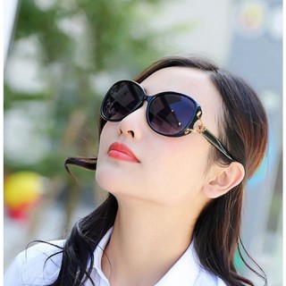 Kính thời trang nữ mắt phân cực tròng chống UV400,mắt kính nữ phong cách hàn quốc Mã F232