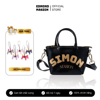 Túi xách Handbag EDMOND SIMON MASION tote size nhỏ da cao cấp unisex nam nữ thời trang luxury