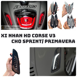 Xi nhan Vespa kiểu HD CORSE siêu hot cho Sprint/ Primavera bộ 4 cái