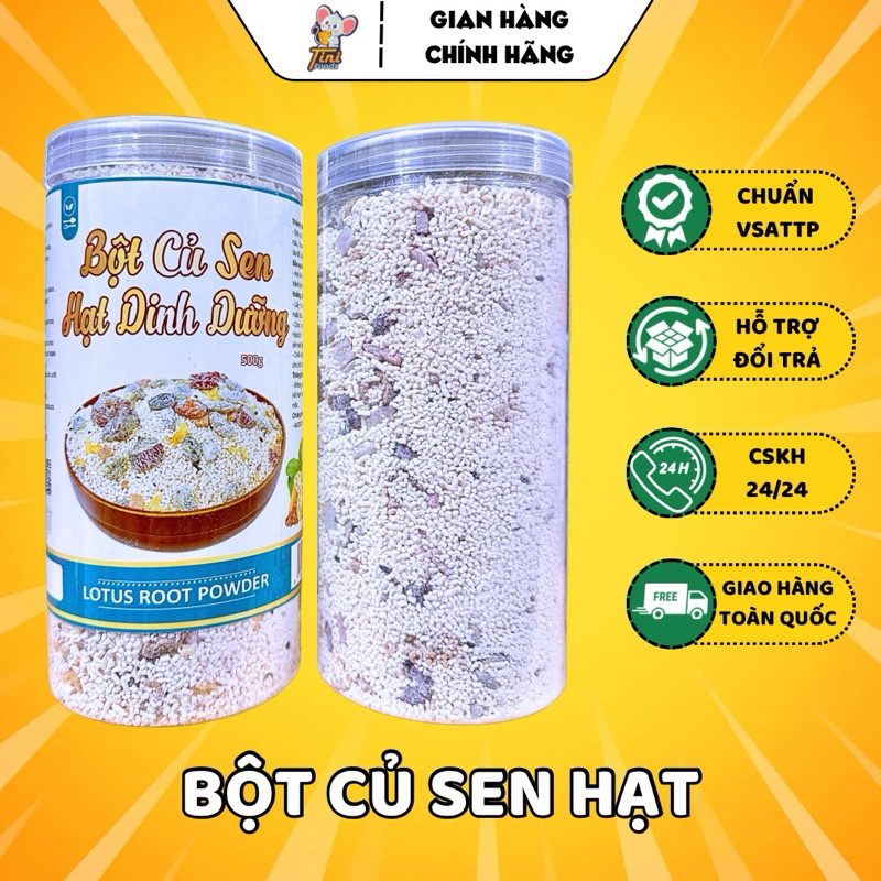 Bột Củ Sen Hạt Dinh Dưỡng 500g