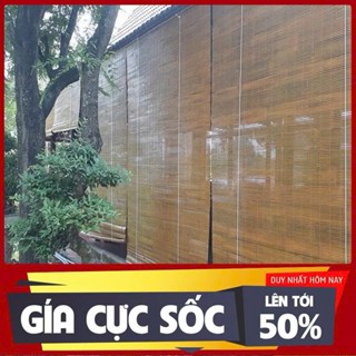  Mành rèm tre che nắng che mưa ngoài trời rộng 1m2 1m5 1m8 cao 2m 2m5 