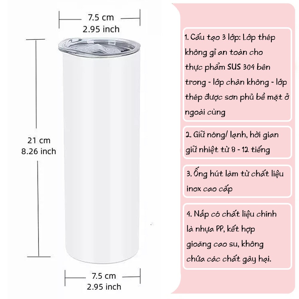 Bình giữ nhiệt in, quà cho nam, Ly giữ nhiệt in hình, quà cho bạn trai, quà tặng người yêu, quà tặng