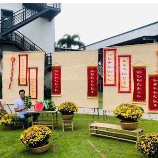 Mành tăm tre mành cọ trang trí làm phông chụp hình tết siêu đẹp siêu rẻ