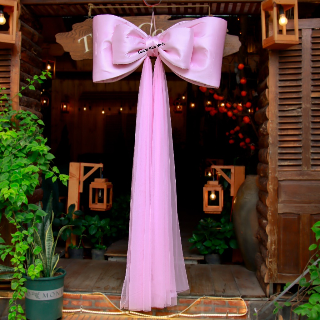 Nơ Đuôi Voan NCC08 Trang Trí Decor Quán Shop Trang Trí Sự Kiện