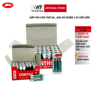 [ Hàng cao cấp ] Hộp Pin con thỏ AA , AAA 1,5V vỏ nhôm siêu bền , không chảy nước , Dòng cao cấp