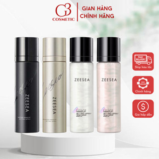 Xịt khóa makeup ZEESEA dạng phun sương ánh nhũ, xịt khóa nền trang điểm lâu trôi tạo lớp nền căng bóng _ G3COSMETICS