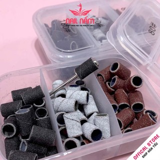 Giấy nhám bọc đầu mài móng độ nhám 80,120,180#
