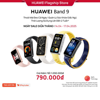 Đồng Hồ Thông Minh HUAWEI Band 9 Thoải Mái Đeo Cả Ngày | Quản Lý Sức Khỏe Giấc Ngủ | Thời Lượng Sử Dụng Lên Đến 2 Tuần*