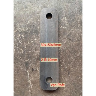  Combo 5 thanh la 30x150x5mm 2 lỗ 10mm 