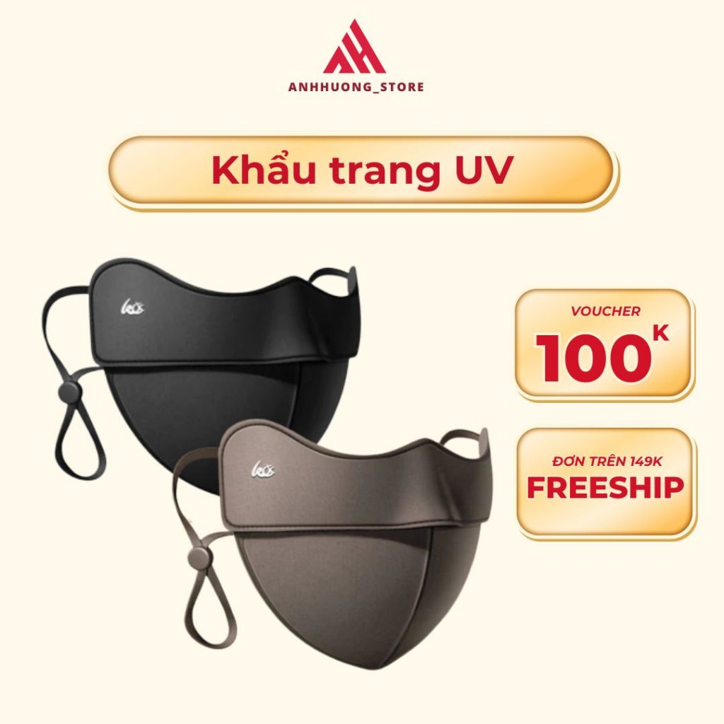 Khẩu Trang Chống UV Didooglt Khẩu Trang Chống Nắng Chất Lụa Băng Mềm Mịn Mát Thông Thoáng