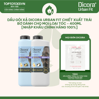 Dầu Gội Xả Dicora Urban Fit chiết xuất trái bơ dành cho mọi loại tóc - 400ml [NHẬP KHẨU CHÍNH HÃNG 100%]