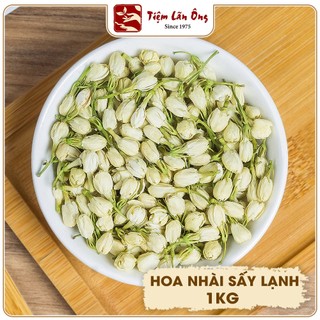  Hoa nhài sấy lạnh 1kg trà lài nguyên bông thơm trắng giúp đẹp da an thần ngủ ngon giảm stress 
