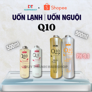  Thuốc Uốn Lạnh Uốn Nguội Q10 Chính Hãng 500ml 900ml – Dạng Gel Thuốc Khỏe Căng Sóng Tóc Mùi Nhẹ. 