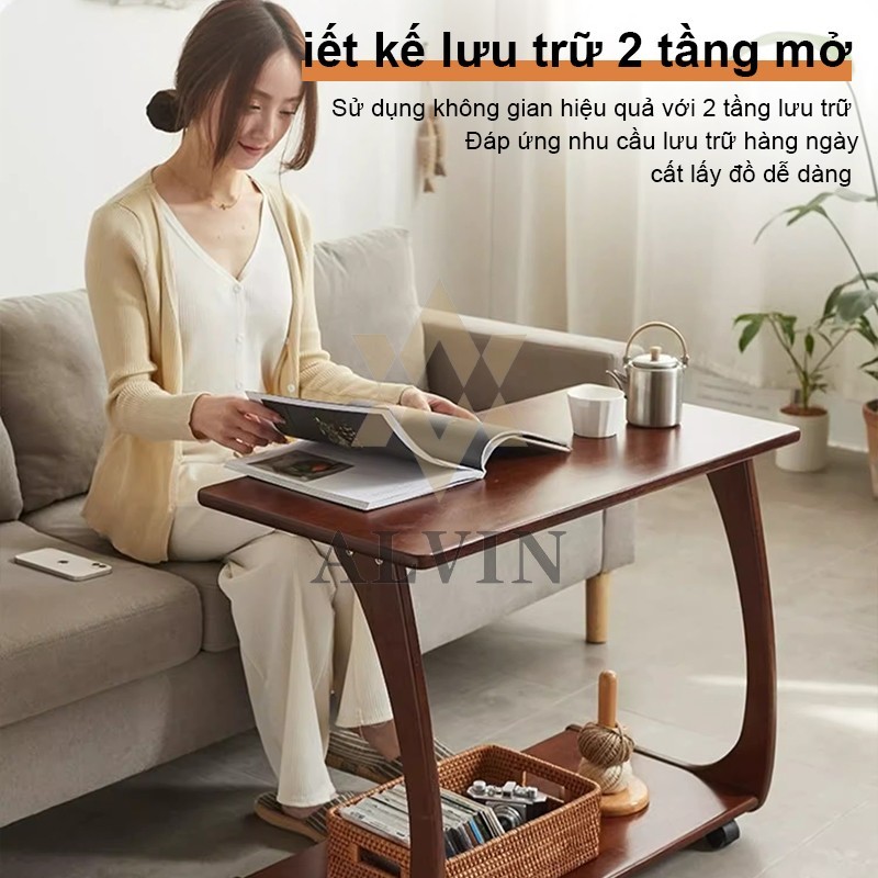 Giảm 90% Bàn Trà Đa Năng Có Bánh Xe ,Bàn Làm Việc chất liệu gỗ sồi,Phòng khách, phòng làm việc | BigBuy360 - bigbuy360.vn