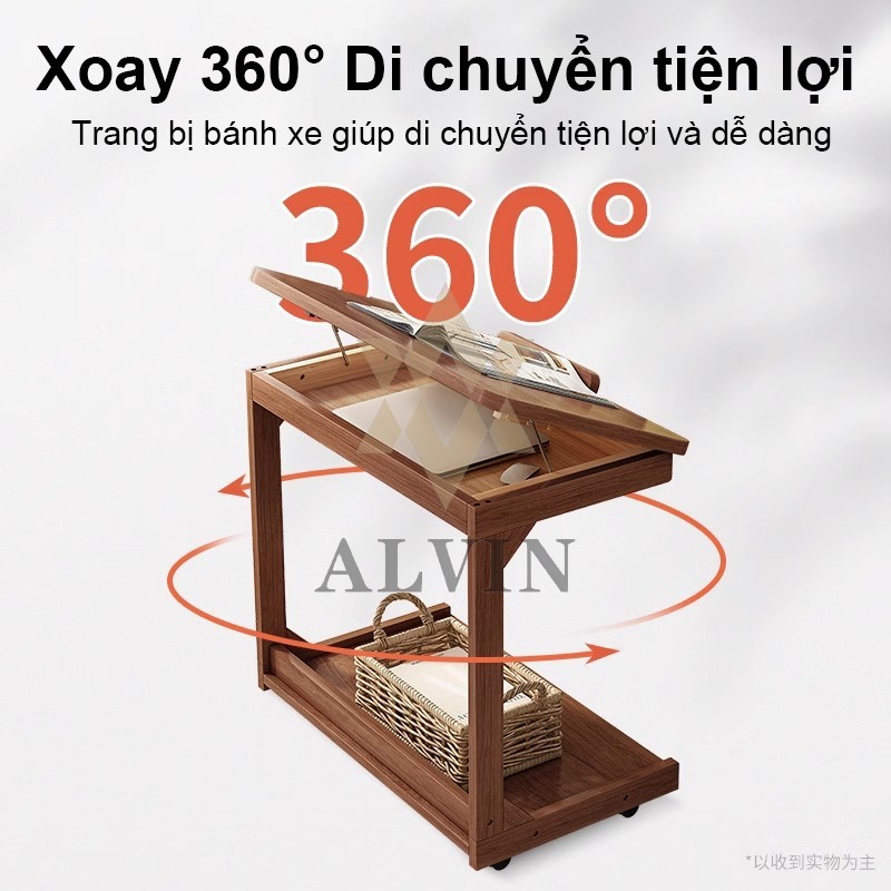 Giảm 90% Bàn Trà Đa Năng Có Bánh Xe ,Bàn Làm Việc chất liệu gỗ sồi,Phòng khách, phòng làm việc | BigBuy360 - bigbuy360.vn
