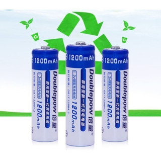 Đôi Pin sạc AA Doublepow cao cấp 1200mAh