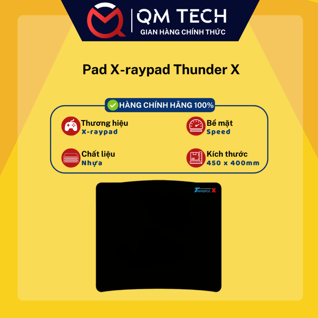 Pad chuột chơi game X-raypad Thunder X Speed - QMTECH STORE