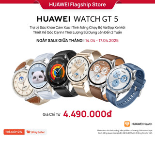 Đồng Hồ Thông Minh HUAWEI WATCH GT5 Series Tính Năng Chạy Bộ Và Đạp Xe Mới | Thiết Kế Góc Cạnh | Thời Lượng 2 Tuần