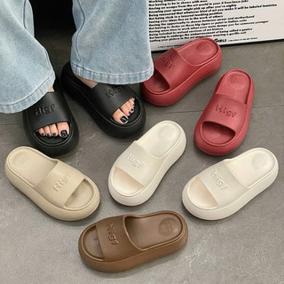  Dép bánh mì nữ quai ngang Higf đế cao 6cm dép đúc đế cao hàng QCCC đi chơi đi biển - Hải Anh Shoes 