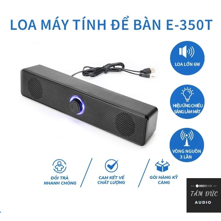 [CHÍNH HÃNG] Loa bluetooth Leerfei E-350T,Loa Blutooth cho máy tính có Bass