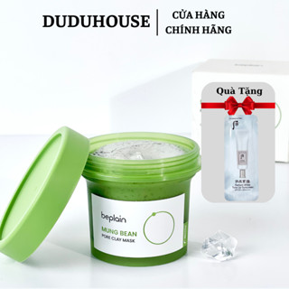Mặt Nạ Đất Sét Beplain Đậu Xanh Kiềm Dầu,Giảm Mụn, Sáng Da Mung Bean Pore Clay Mask 120ml Duduhouse