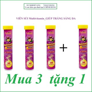 Viên C sủi vị chanh leo giúp trắng sáng da, bổ sung Vitamin C tăng cường sức đề kháng hệ miễn dịch.
