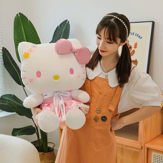 ( Size 50CM) Gấu Bông Hello Kitty, Hello Kitty Nhồi Bông Hoạt Hình Dễ Thương Cute Dành Cho Trẻ Em Size 50cm - Bống 36